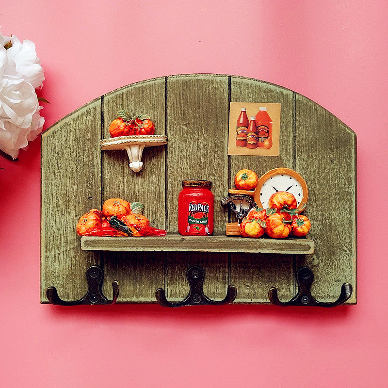 Decoratieve Wandbevestigde Keuken Organizer