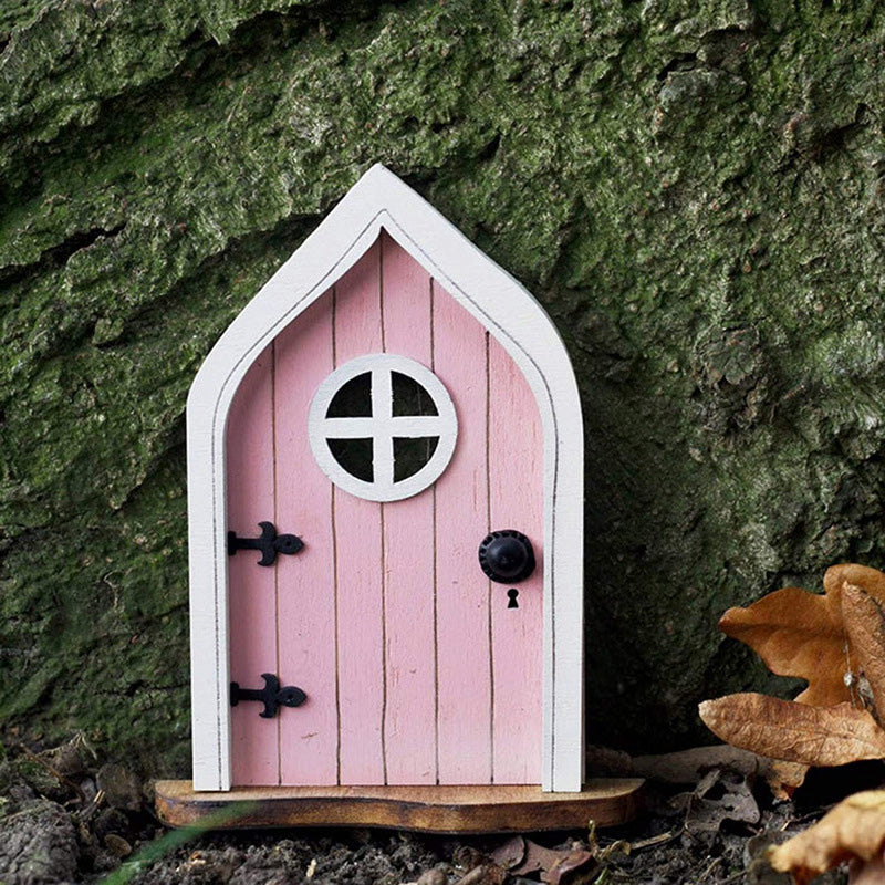 Sprookjesachtige scène - Mini-elven deur