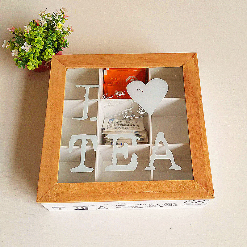 Decoratieve Thee Opslag Organizer
