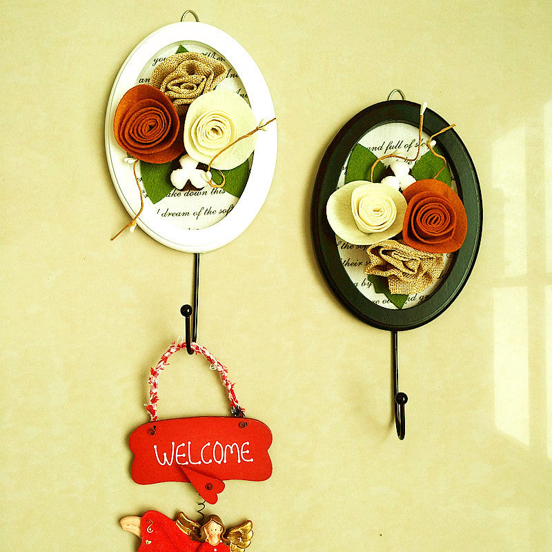 Decoratieve Wandhaak met Bloemontwerp