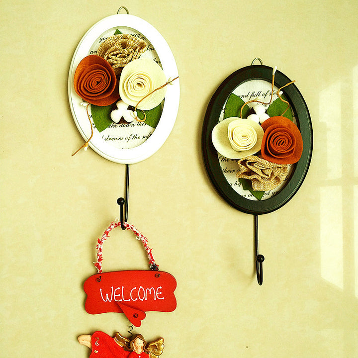 Decoratieve Wandhaak met Bloemontwerp