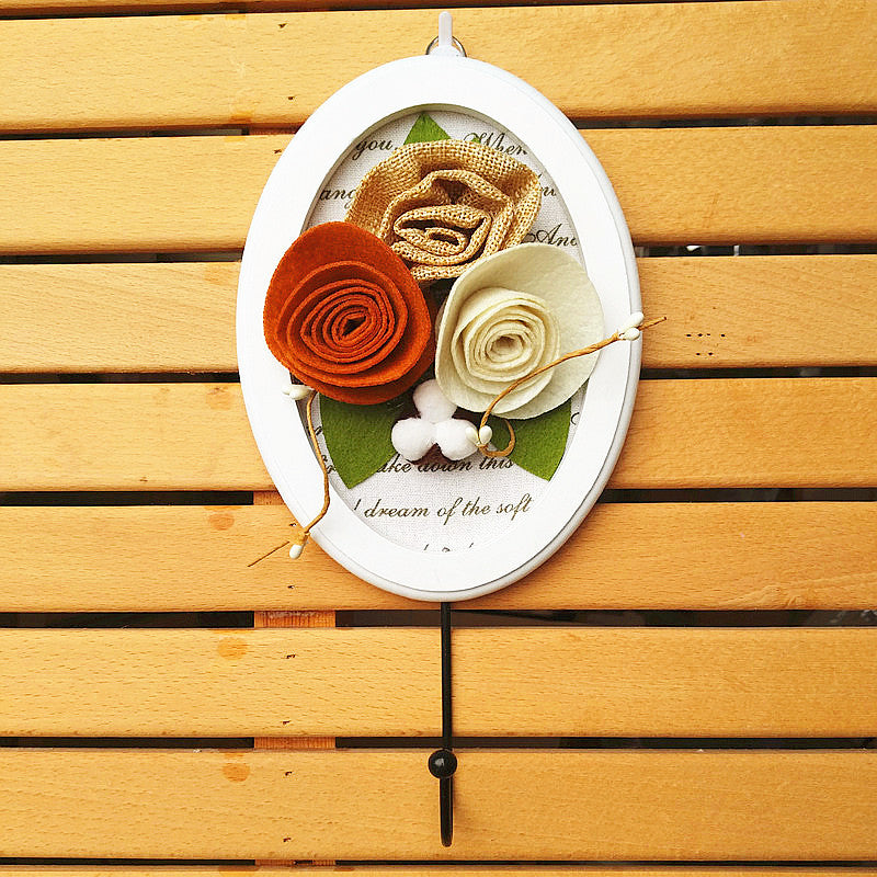 Decoratieve Wandhaak met Bloemontwerp