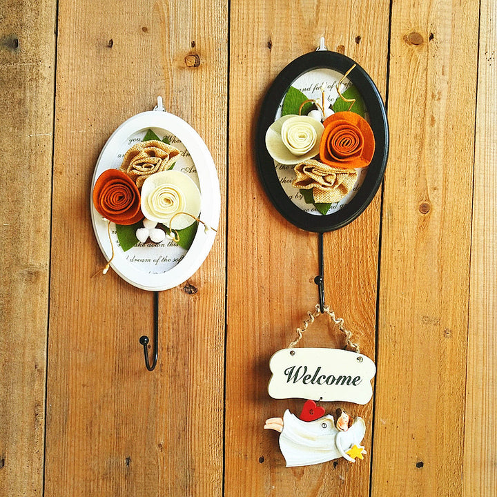 Decoratieve Wandhaak met Bloemontwerp