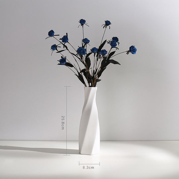 Textuur Minimalistische Keramische Bloem Vaasje