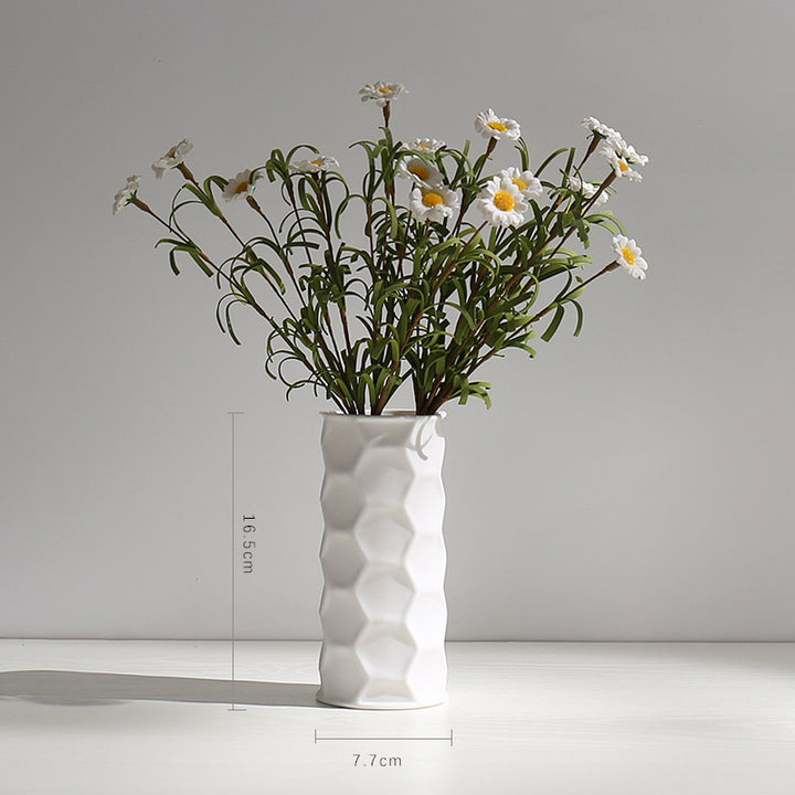 Textuur Minimalistische Keramische Bloem Vaasje