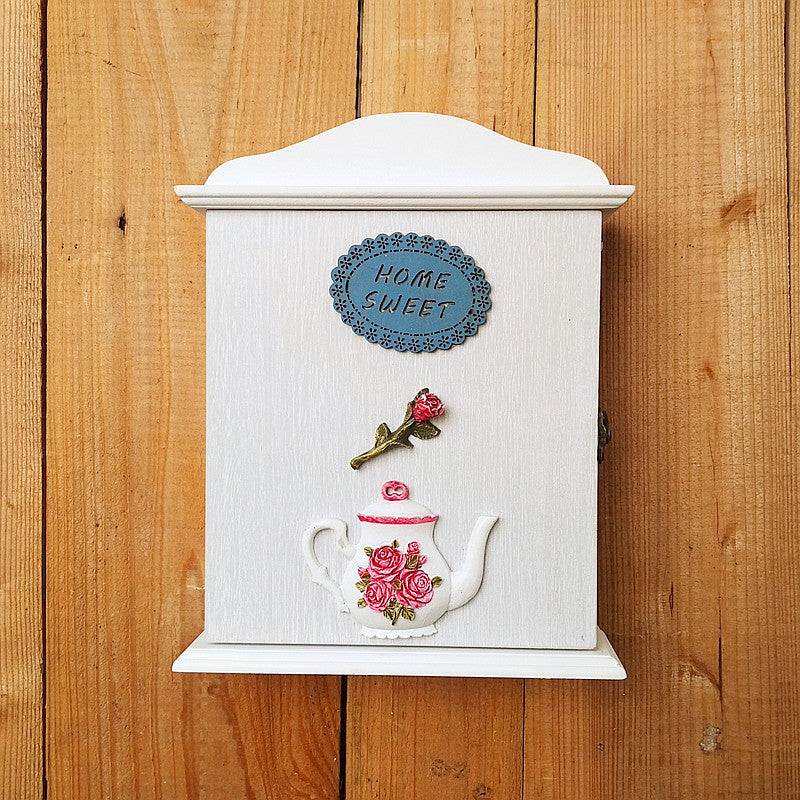 Decoratieve Wandgemonteerde Theepot Organizer
