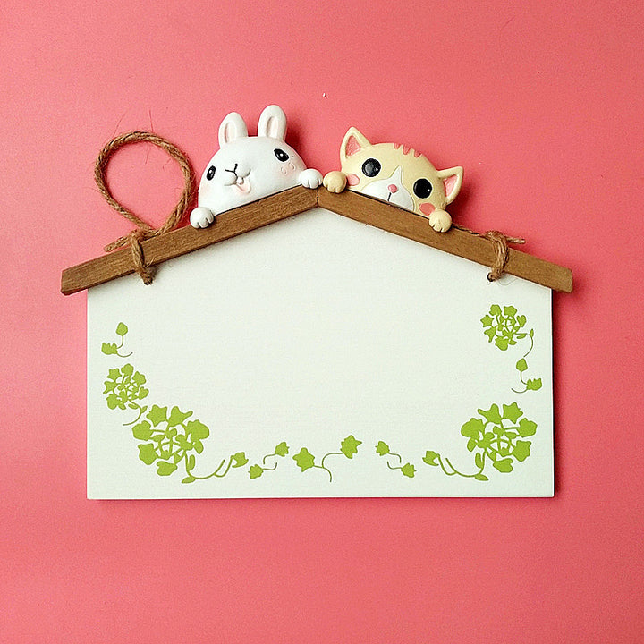 Speelse Dier Decor Hangbord