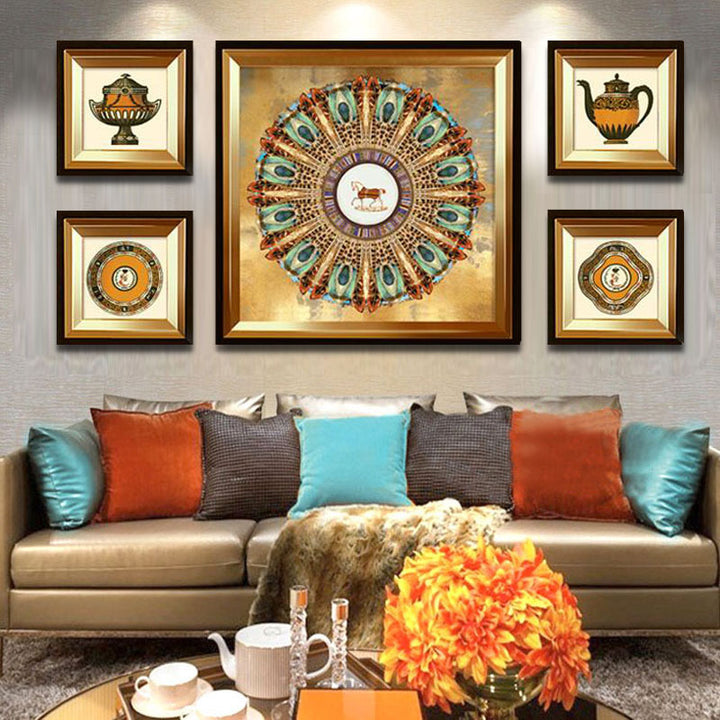 Creatieve Paardrij Kunst Wanddecoratie