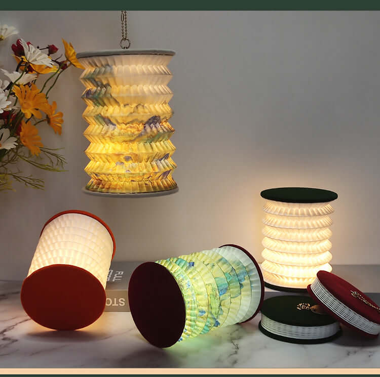 Vouwbare kleine lantaarn voor culturele en creatieve geschenken