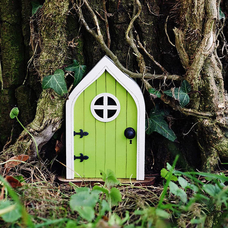 Sprookjesachtige scène - Mini-elven deur