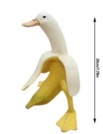 Banaan Eend Sleutelhanger
