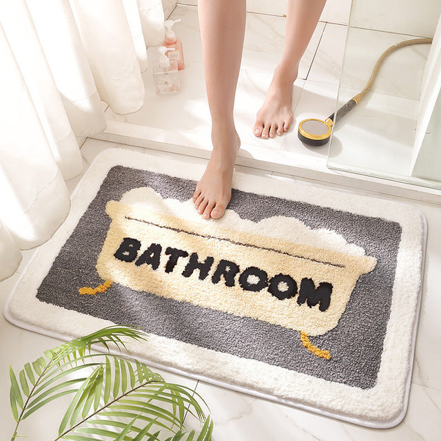 Kleurige en Zachte Matten – Antislip Badmatten voor Badkamer en Ingangsgebied