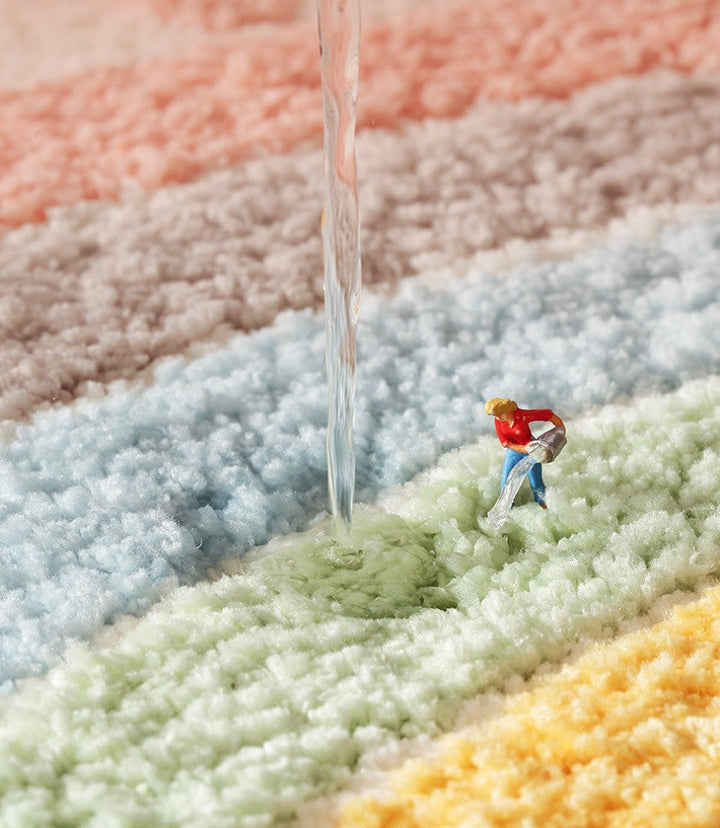 Kleurige en Zachte Matten – Antislip Badmatten voor Badkamer en Ingangsgebied