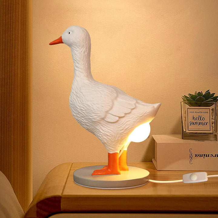 Eivormige nachtlamp