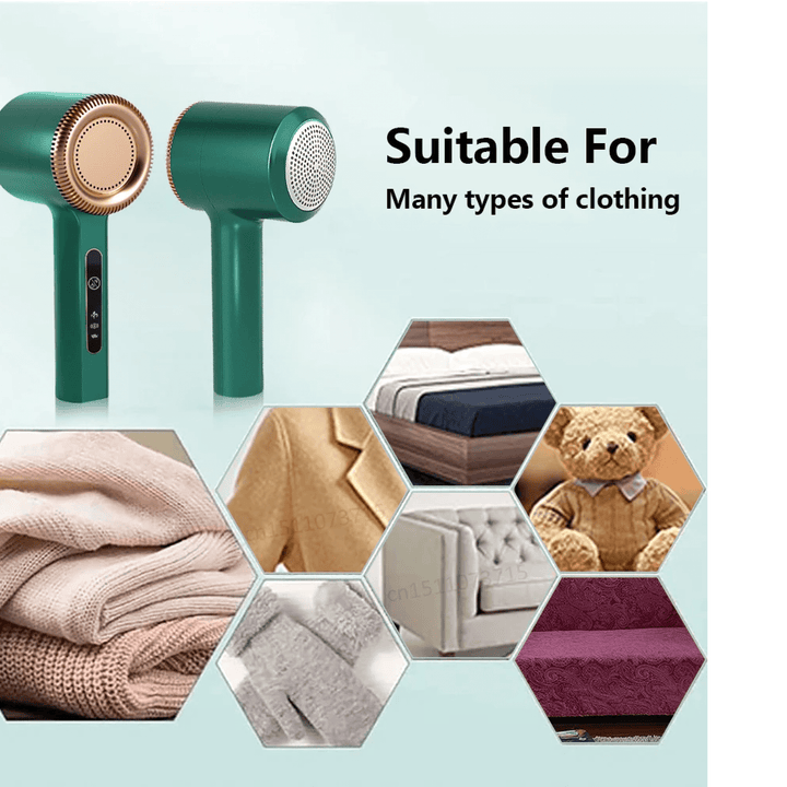 Arosta | Elektrische Draagbare Lintpluisverwijderaar Stofshaver Kattenhaarverwijderaar voor Kleding Tapijten en Vloerkleden