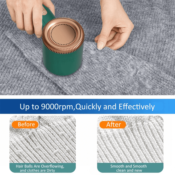 Arosta | Elektrische Draagbare Lintpluisverwijderaar Stofshaver Kattenhaarverwijderaar voor Kleding Tapijten en Vloerkleden