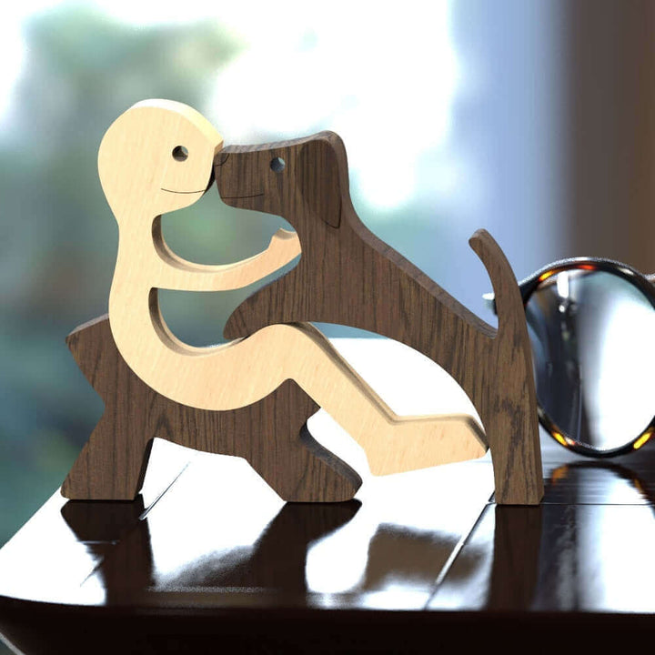 Deense houten dierenornamenten