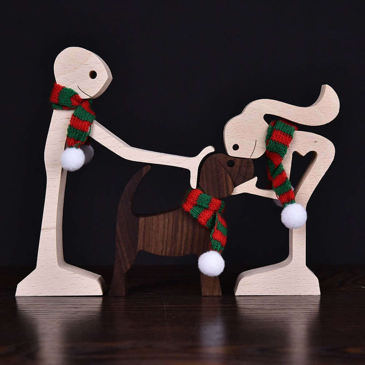 Deense houten dierenornamenten