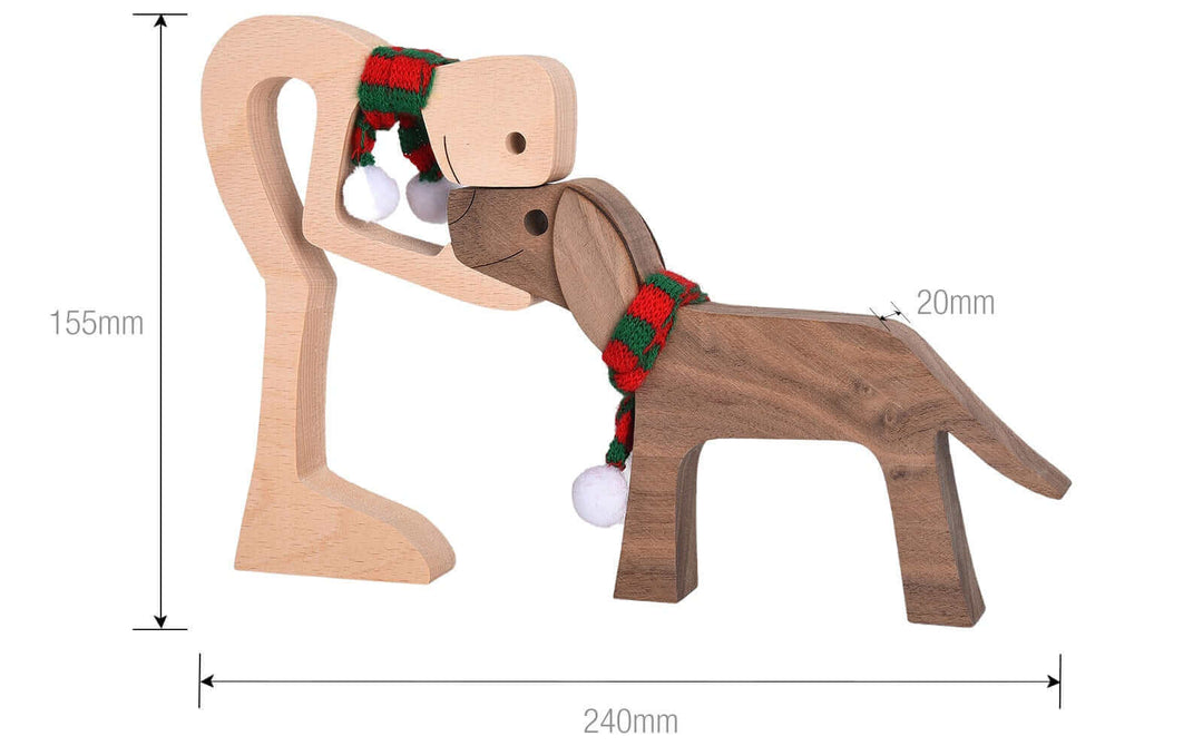 Deense houten dierenornamenten