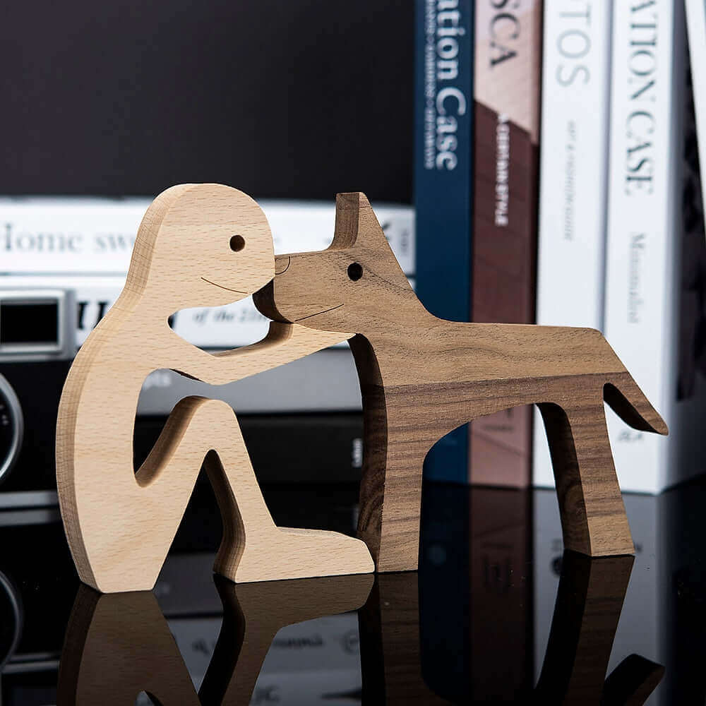 Deense houten dierenornamenten