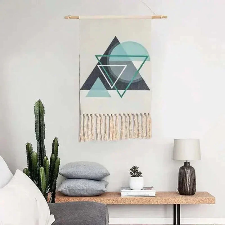 Arosta | Macrame Hangende Katoenen Tapijt