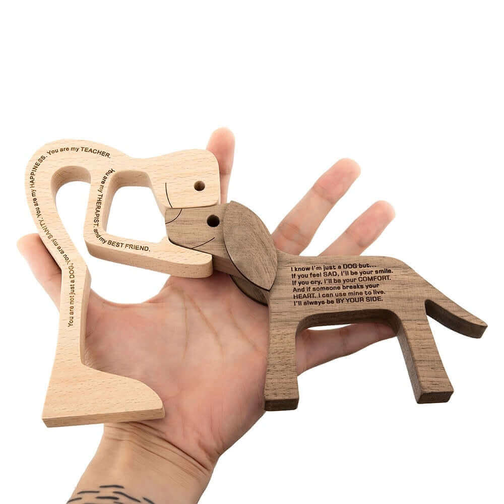 Deense houten dierenornamenten