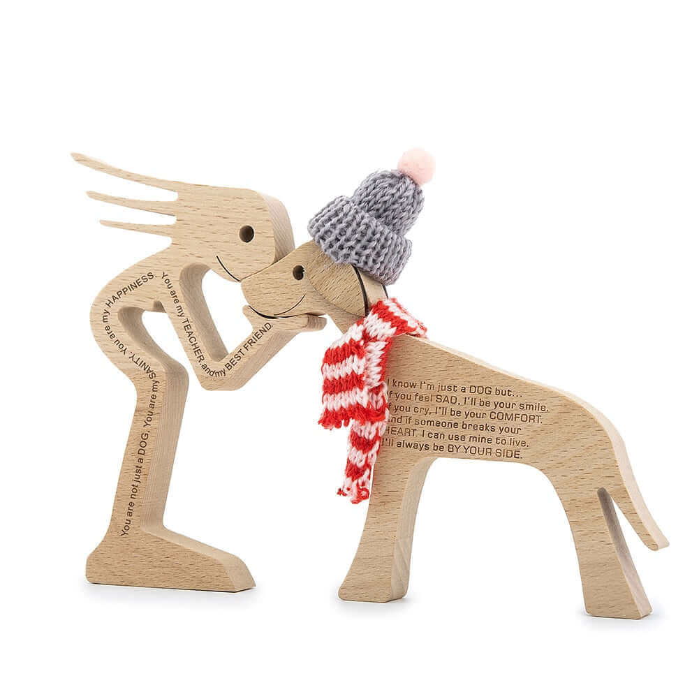 Deense houten dierenornamenten