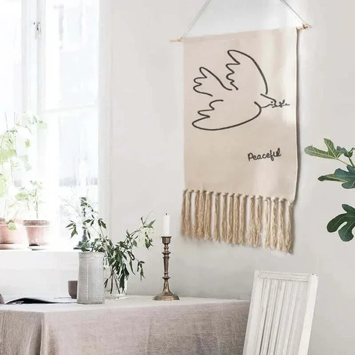 Arosta | Macrame Hangende Katoenen Tapijt