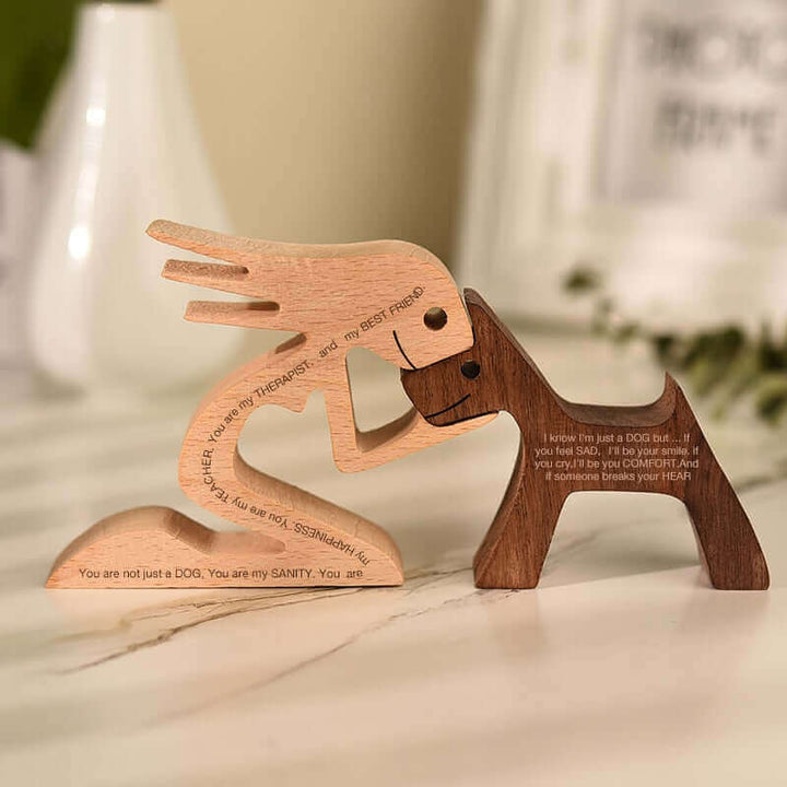 Deense houten dierenornamenten