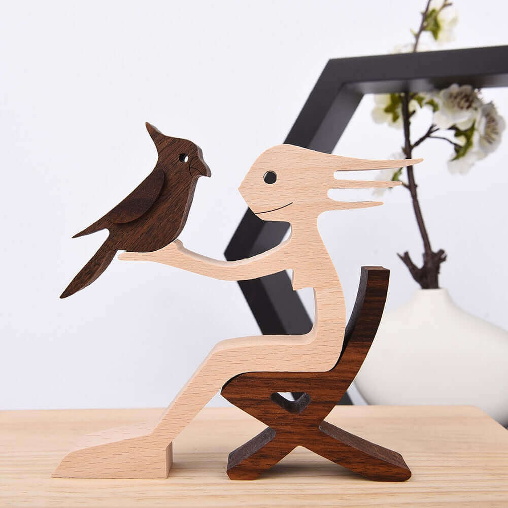 Deense houten dierenornamenten