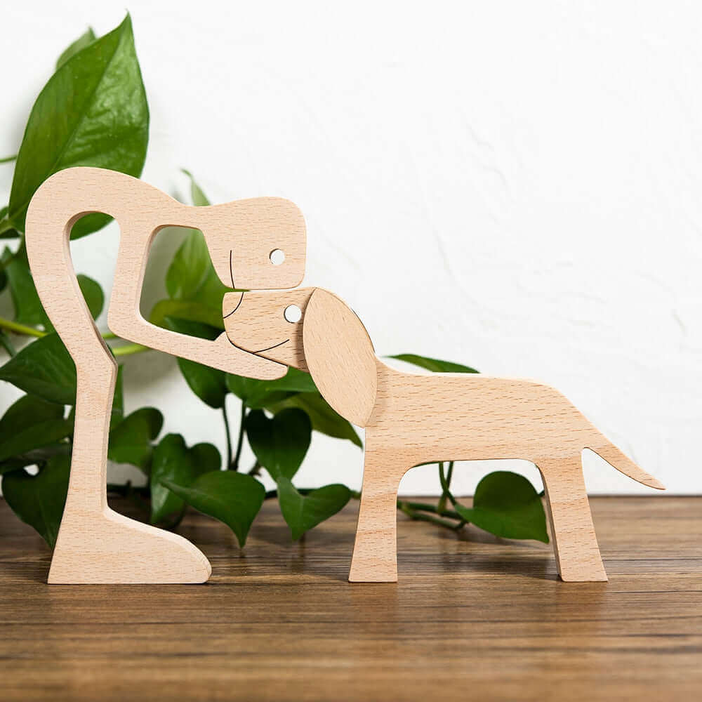 Deense houten dierenornamenten