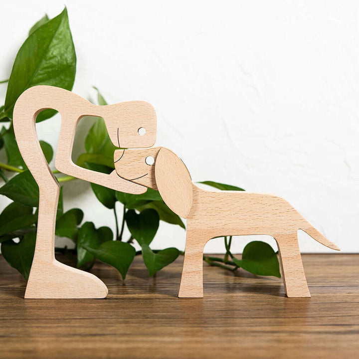 Deense houten dierenornamenten