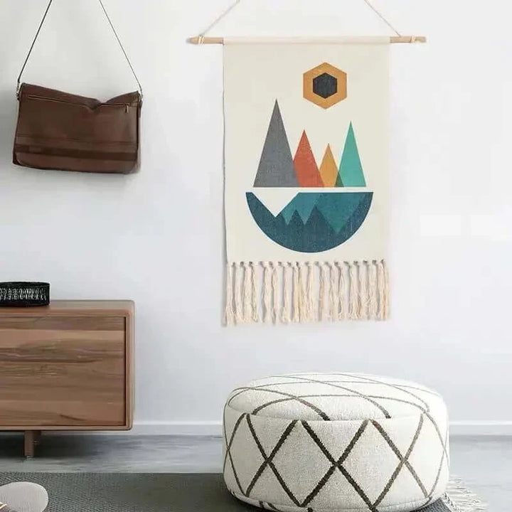 Arosta | Macrame Hangende Katoenen Tapijt