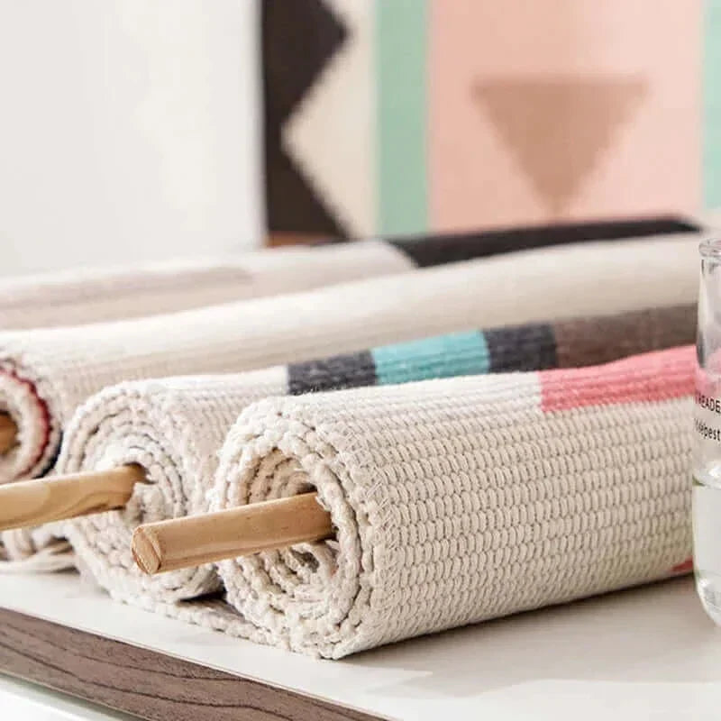 Arosta | Macrame Hangende Katoenen Tapijt