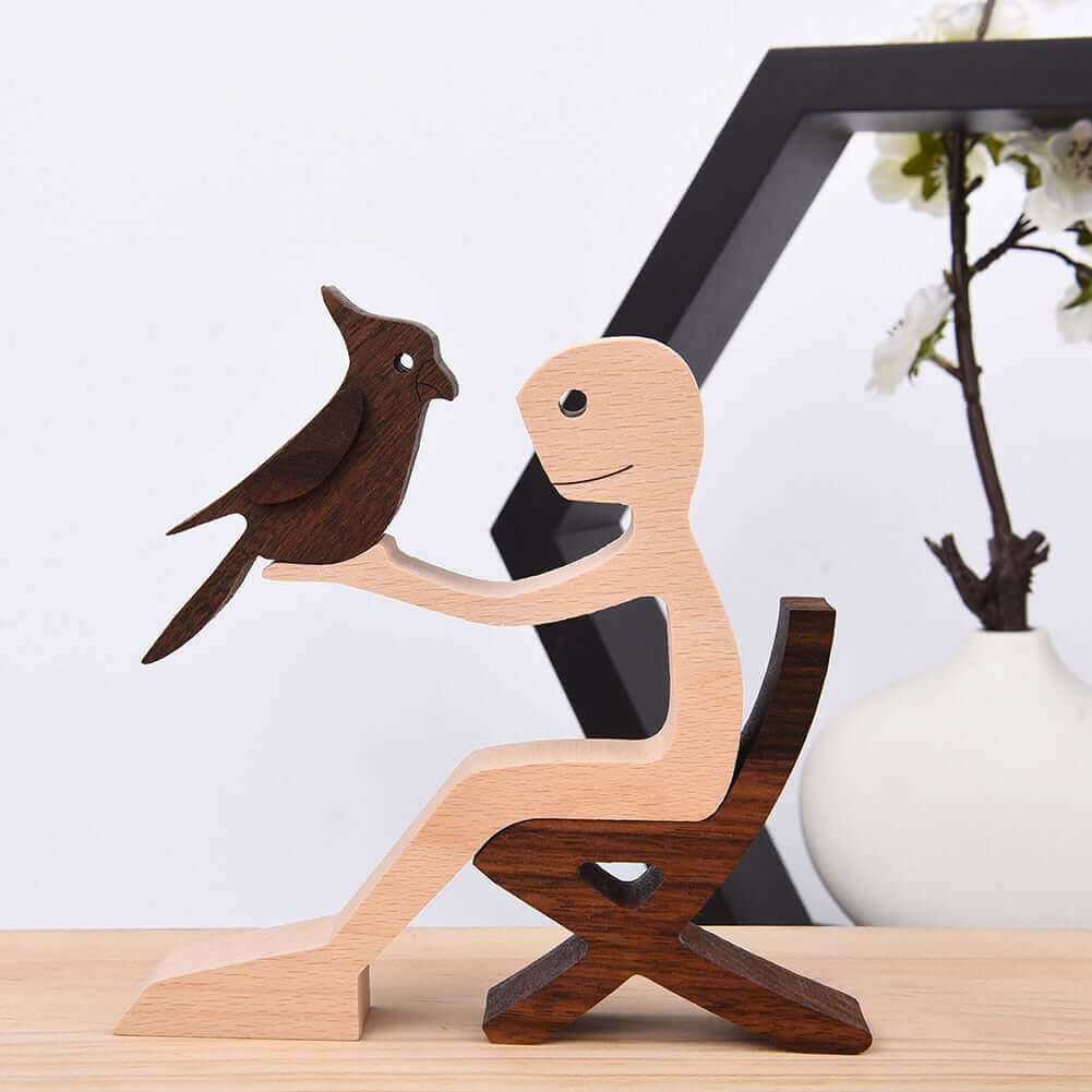 Deense houten dierenornamenten