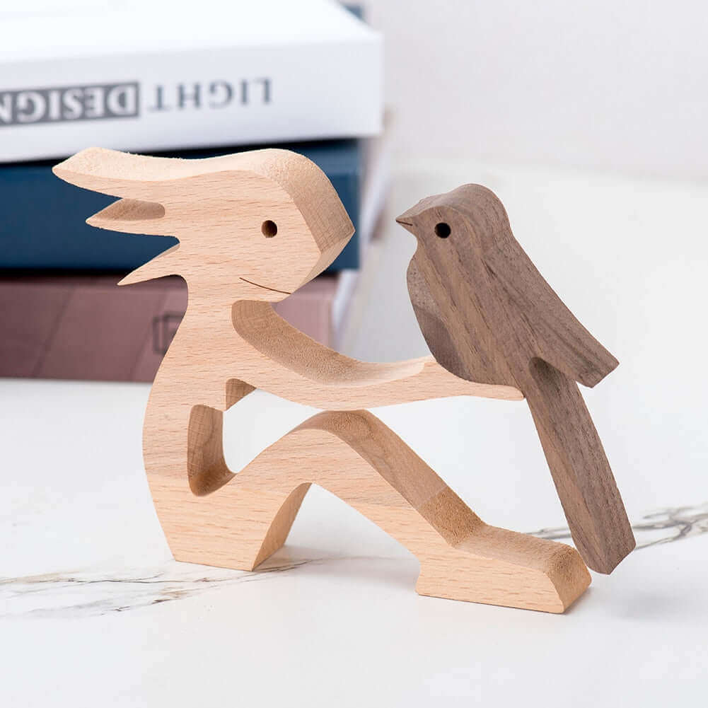 Deense houten dierenornamenten