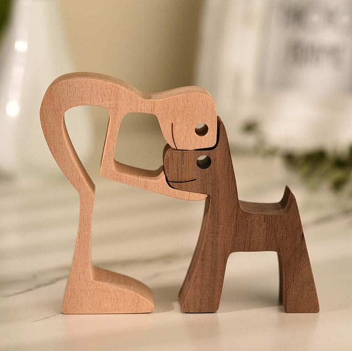 Deense houten dierenornamenten