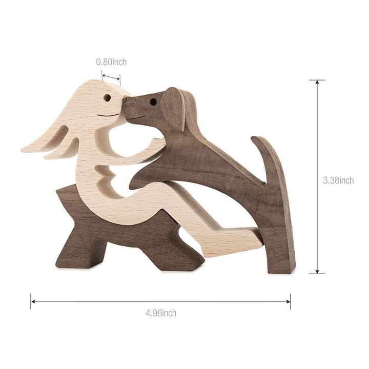 Deense houten dierenornamenten