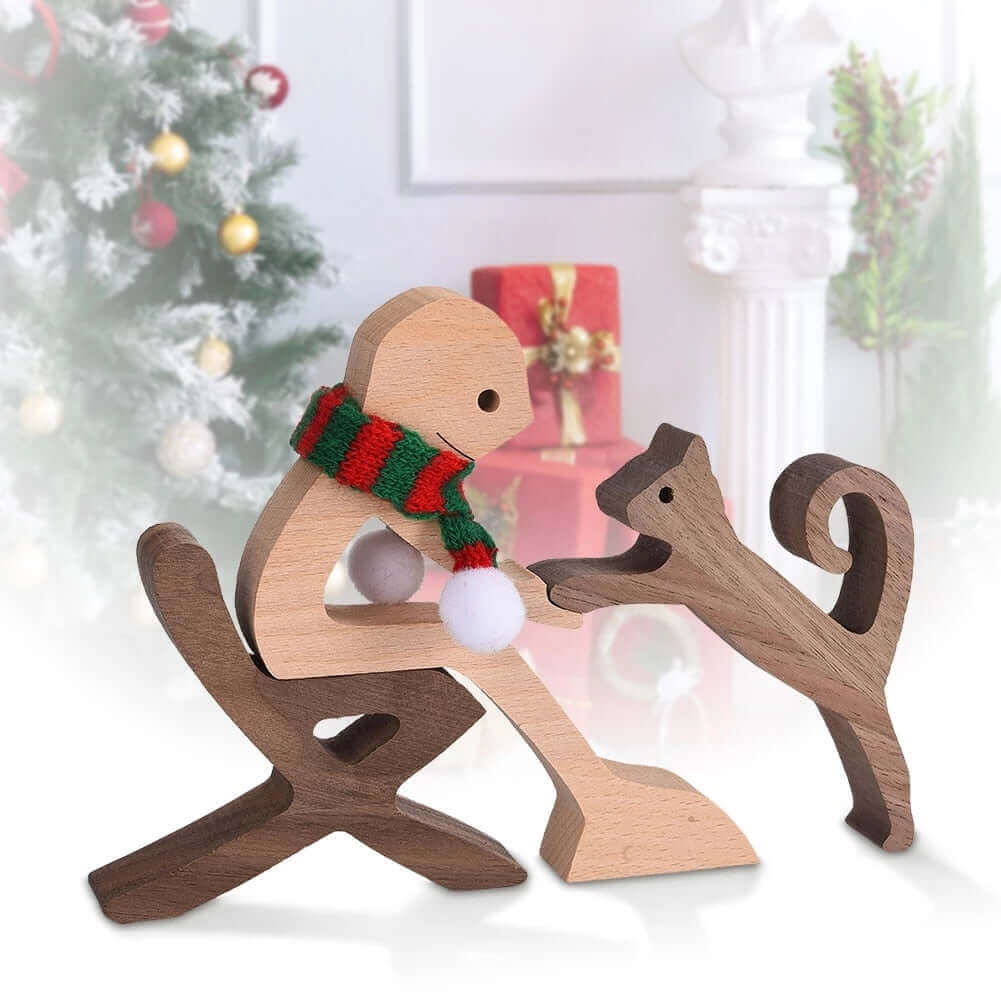 Deense houten dierenornamenten