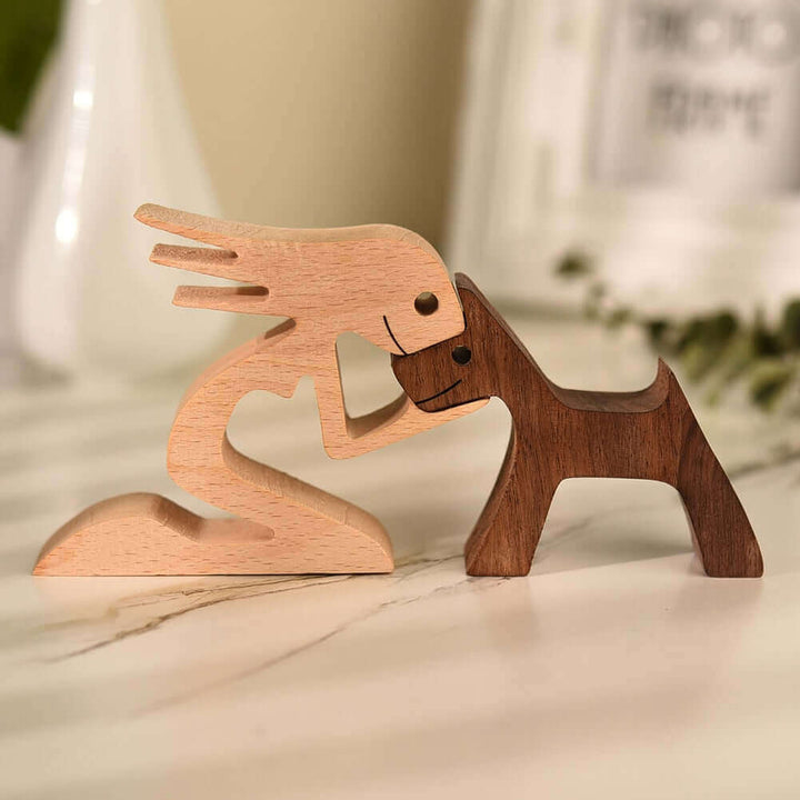 Deense houten dierenornamenten