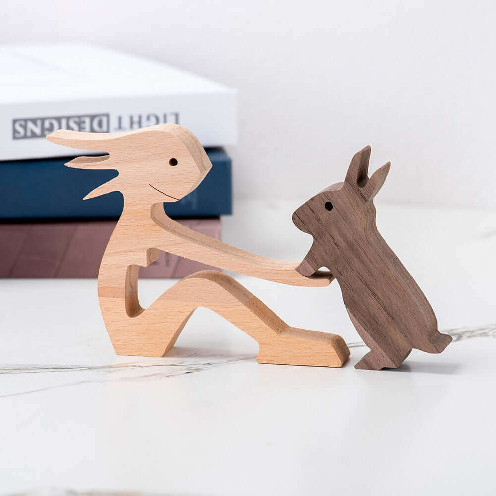 Deense houten dierenornamenten