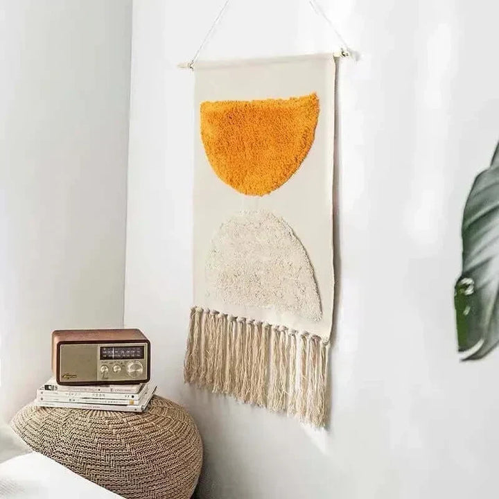 Arosta | Macrame Hangende Katoenen Tapijt