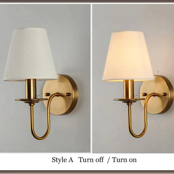 Elegante Stoffen Wandlamp - Vintage Europese Charme voor Elke Kamer
