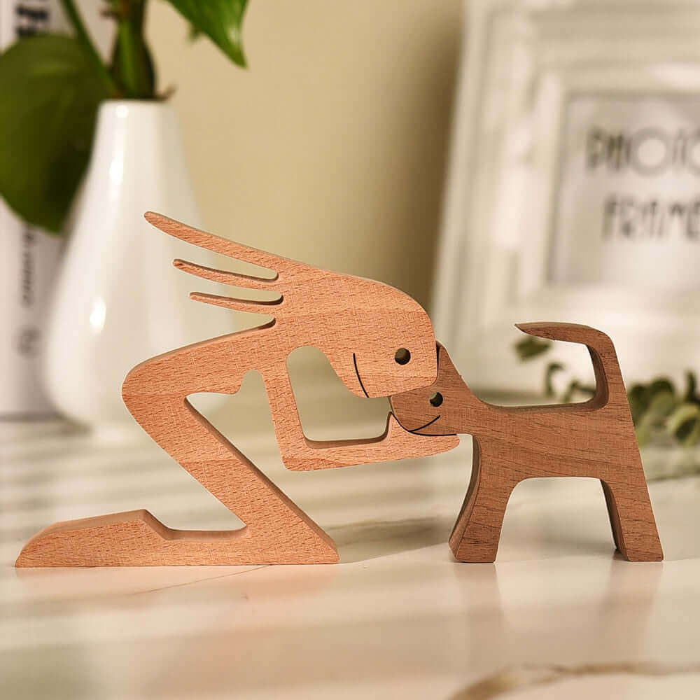 Deense houten dierenornamenten