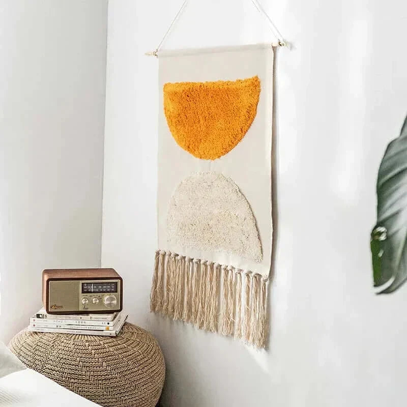 Arosta | Macrame Hangende Katoenen Tapijt