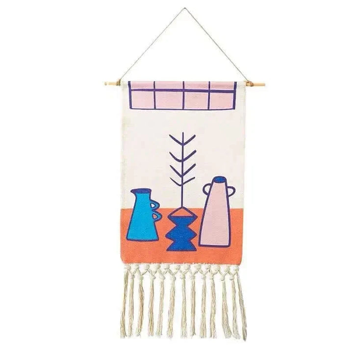 Arosta | Macrame Hangende Katoenen Tapijt