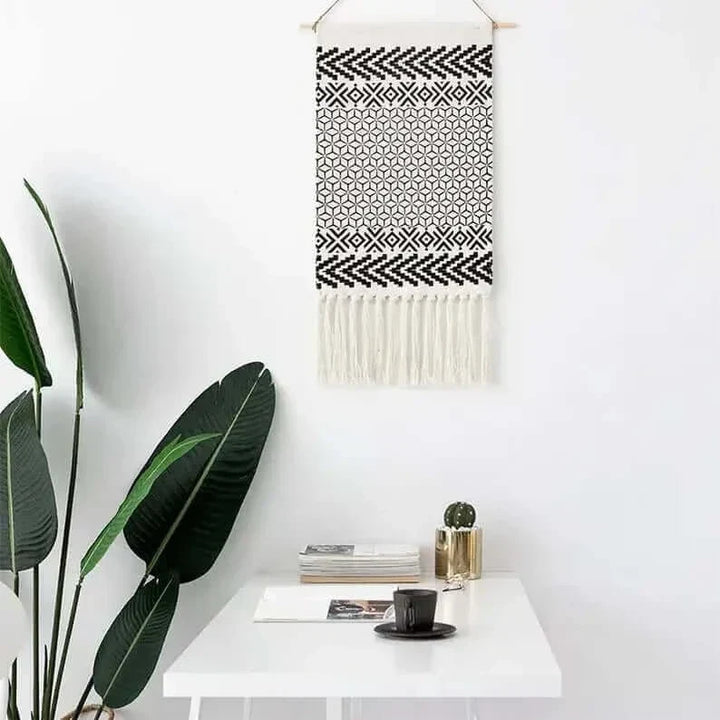 Arosta | Macrame Hangende Katoenen Tapijt