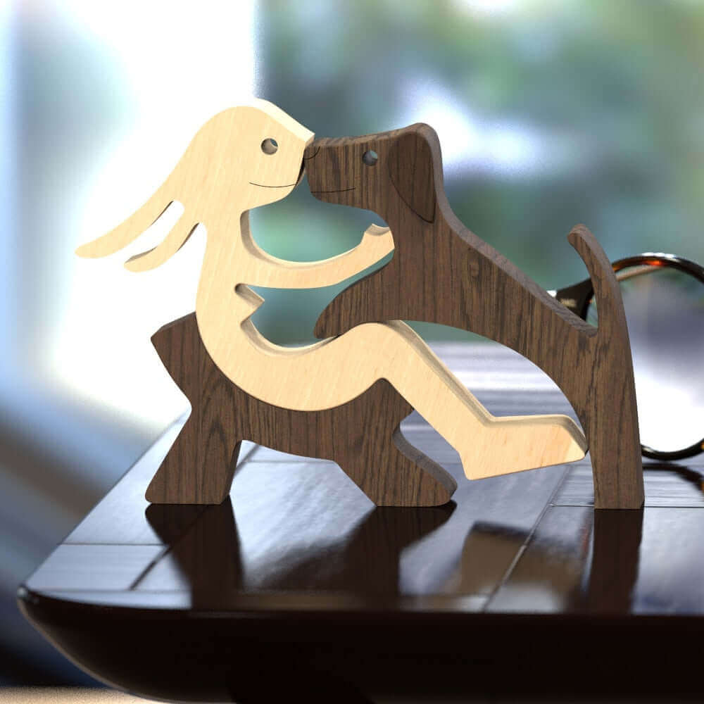 Deense houten dierenornamenten