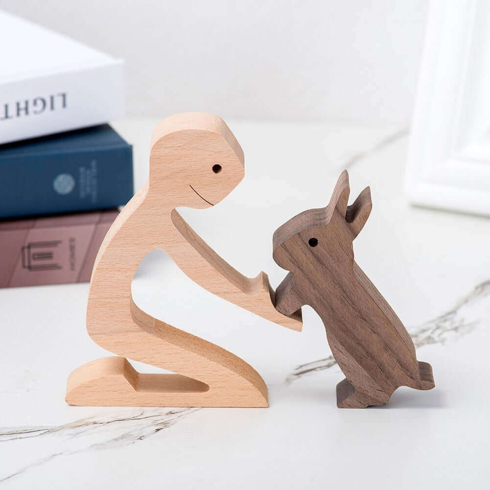 Deense houten dierenornamenten