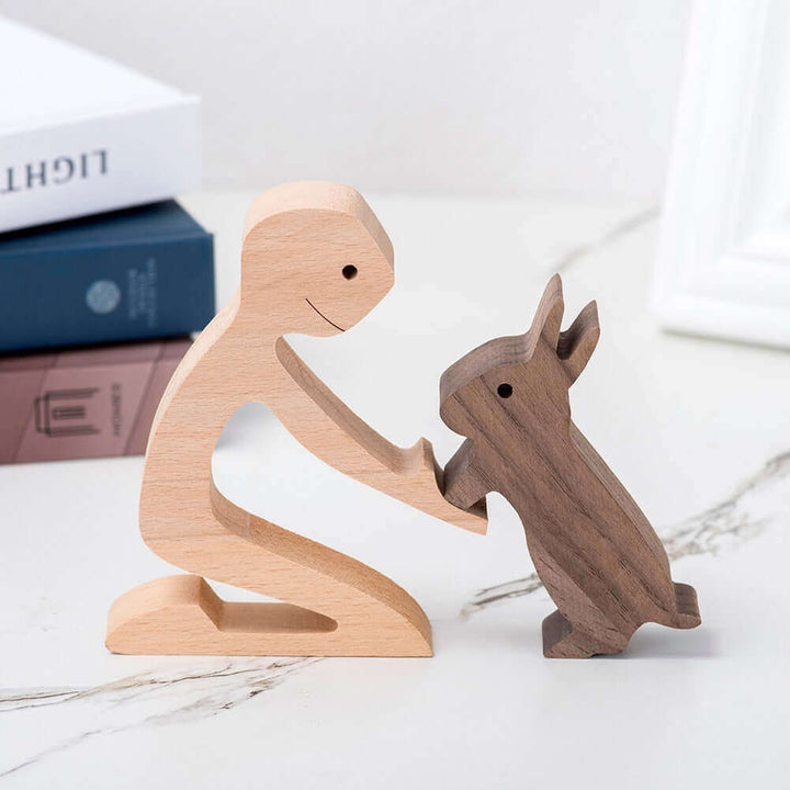 Deense houten dierenornamenten